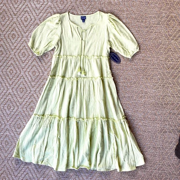 Scoop | Dresses | Scoop Cotton Peasant Dress | Poshmark